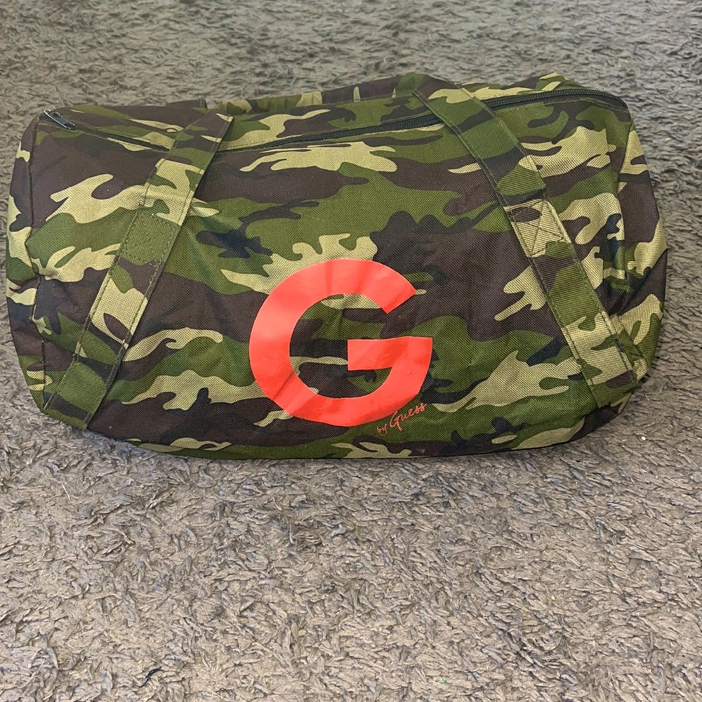 Guess Camo Duffel Bag